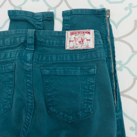 True Religion Denim - 💙👖CUTE! TR TARA ZIPPER SKINNY👖💙27 3/4 27.75”